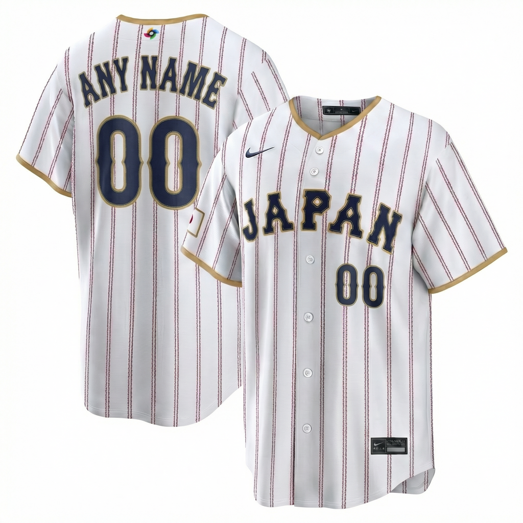 Japan Custom baseball jersey  (Made to order ships 3-6 weeks)