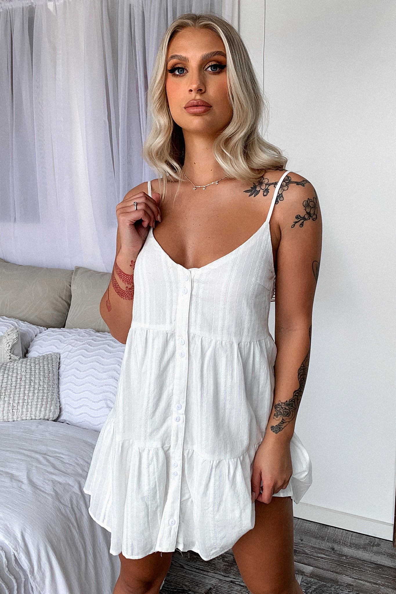 Robin Dress - White
