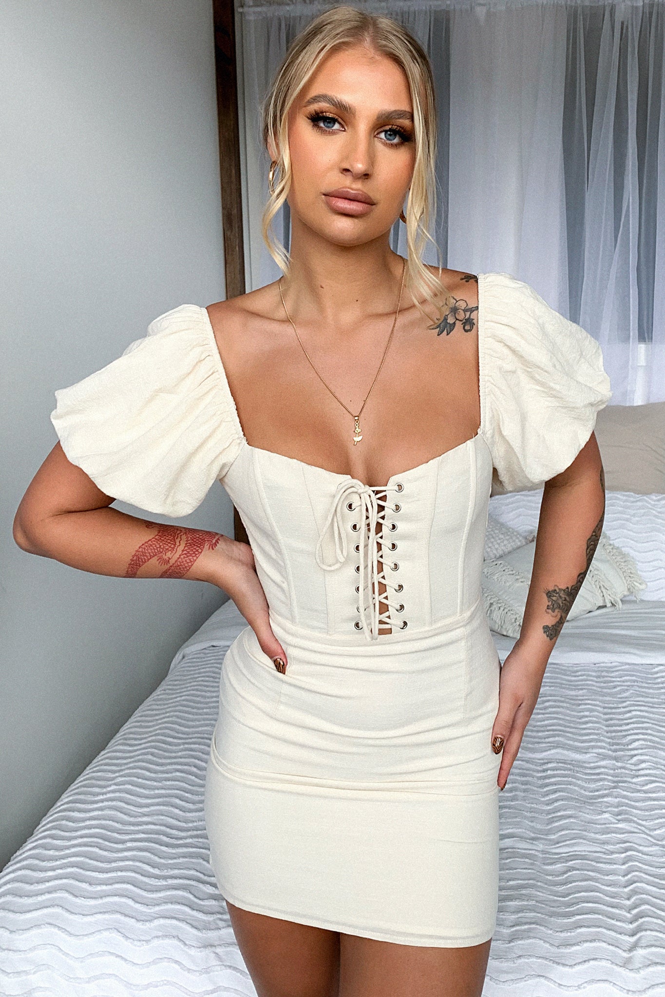 Sheila Dress - Beige